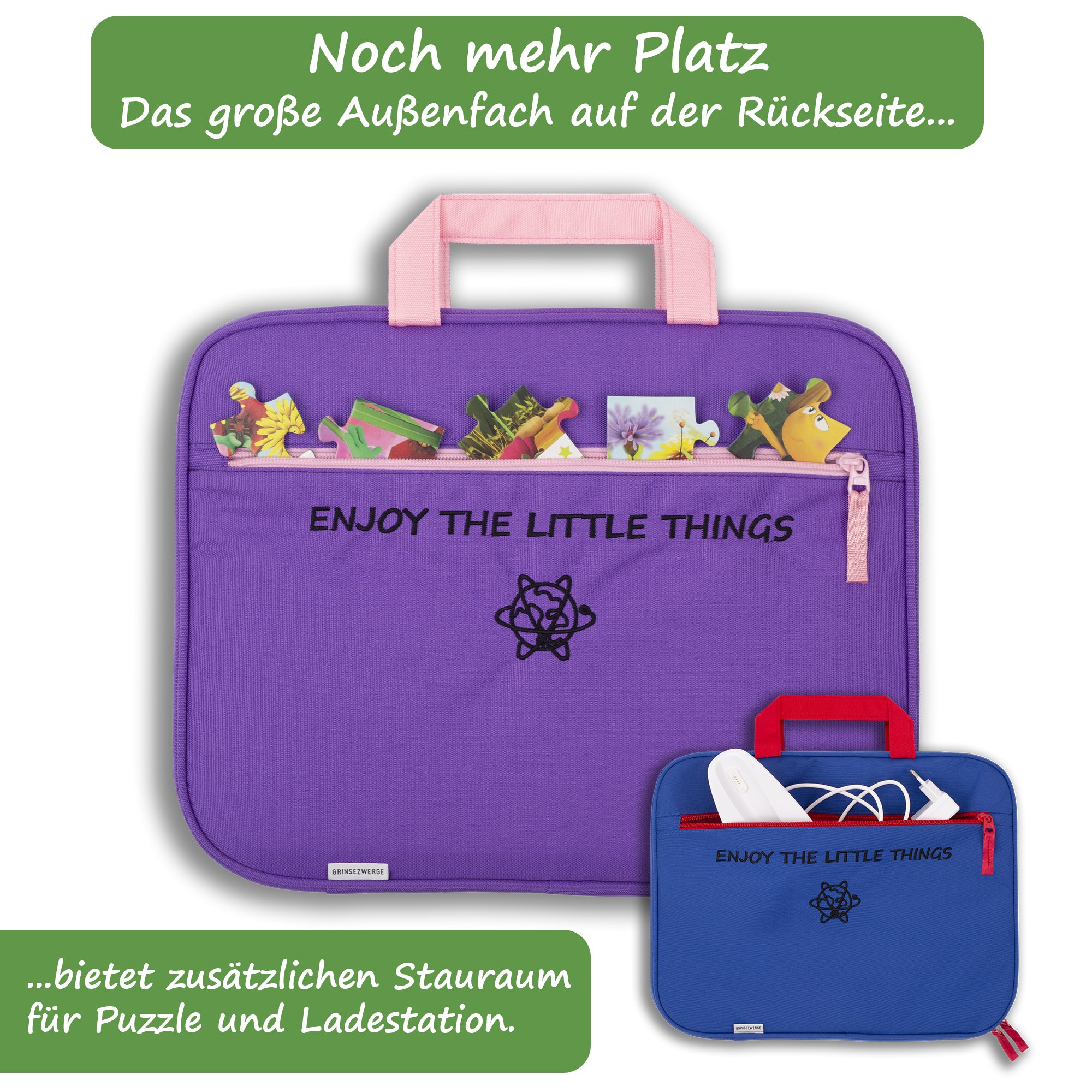 Hochwertige Tasche für TipToi Stift, Bücher und Zubehör