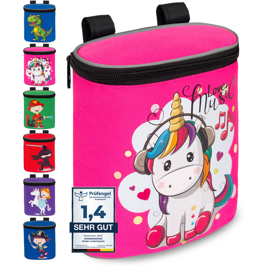 lenkertasche pink Niedliche Kinder Lenkertasche mit Deckel fürs Fahrrad und Laufrad